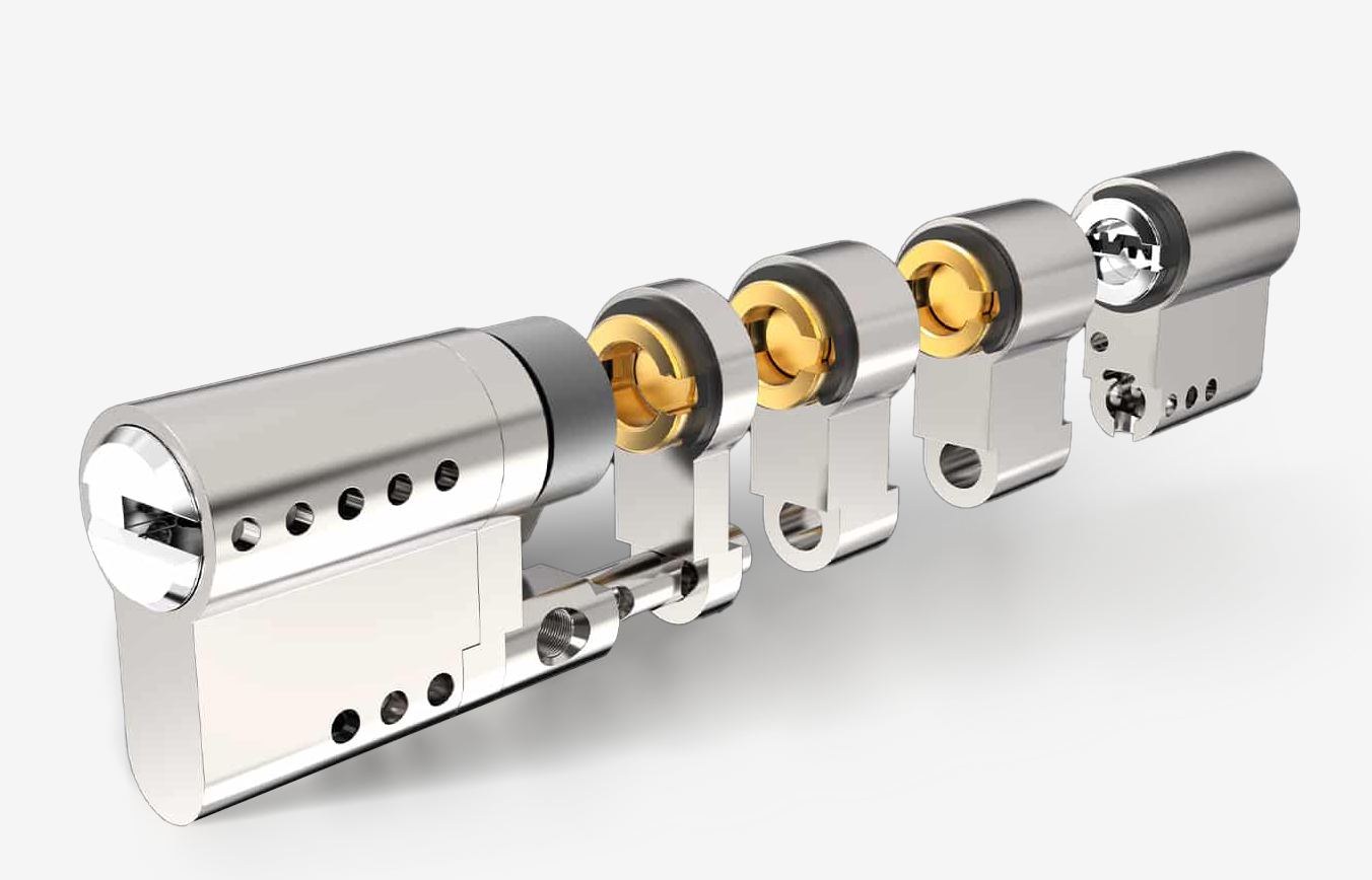 breakdown of the lock cylinder
