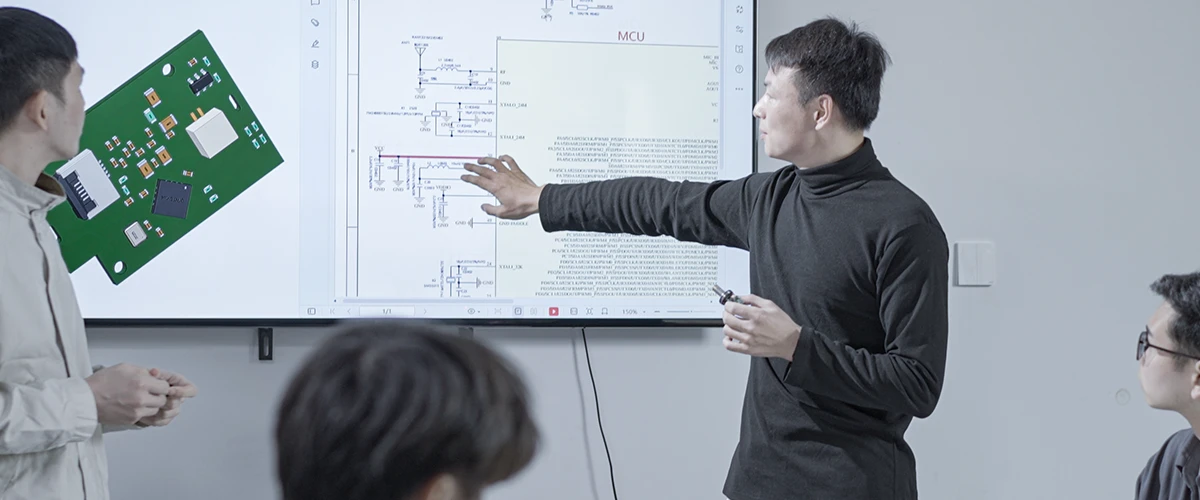 Workers are demonstrating our lock cylinders to our customers