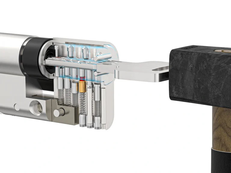 Anti bump lock cylinder