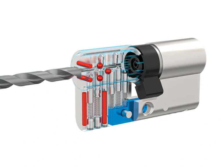 Anti drill lock cylinder
