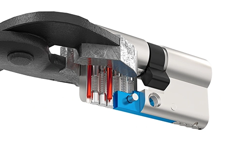 Anti-snapping lock cylinder