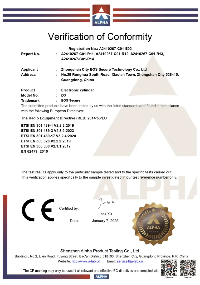 third part test result
