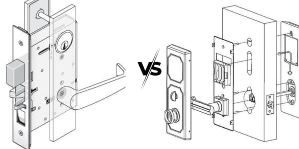 Choosing the right lock for your doors with mortise and cylindrical designs