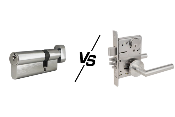 Comparison of Euro Profile and ANSI Mortise Cylinders
