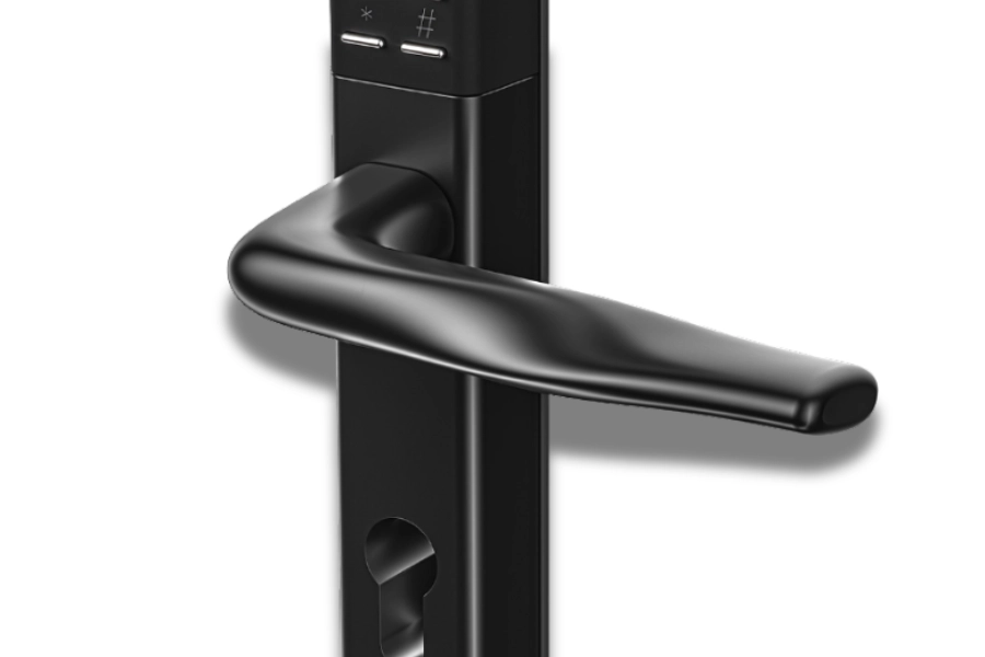 Common types of lever handle locks used in commercial buildings