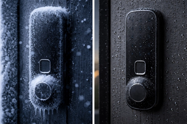 Keyless entry lock affected by environmental stress such as cold, heat, or moisture.