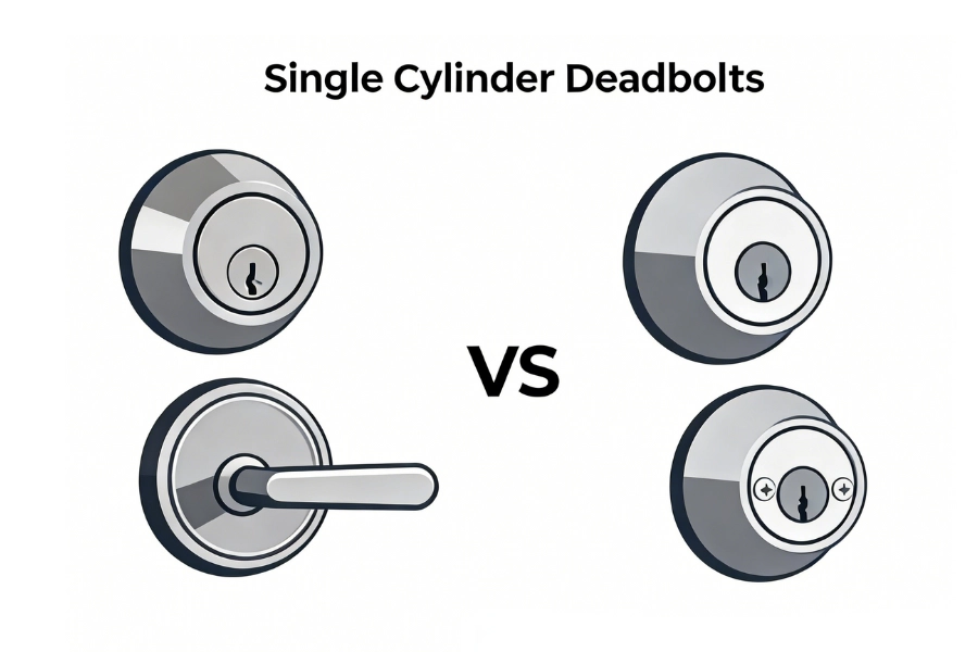 single and double cylinder locks