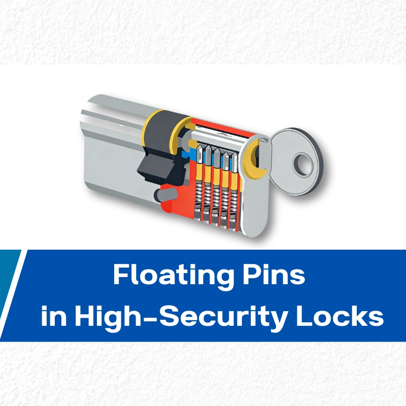 Floating Pins in High-Security Locks