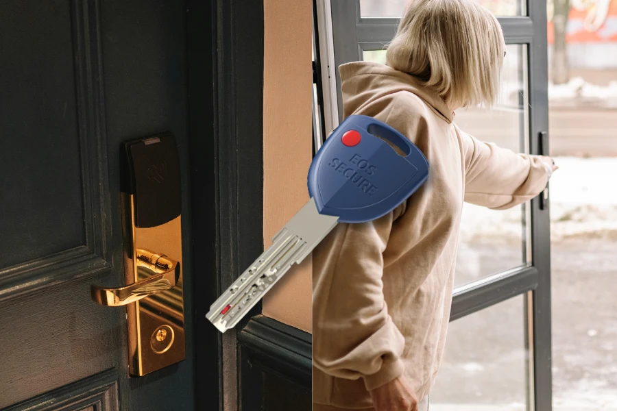 Laser cut key system used in commercial office and retail access control environment