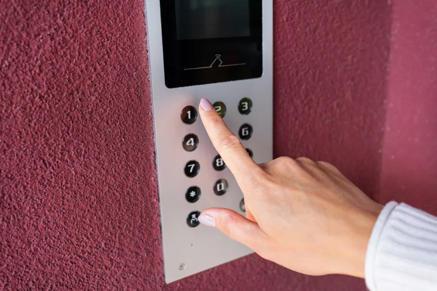 key override used in locker system for business access control