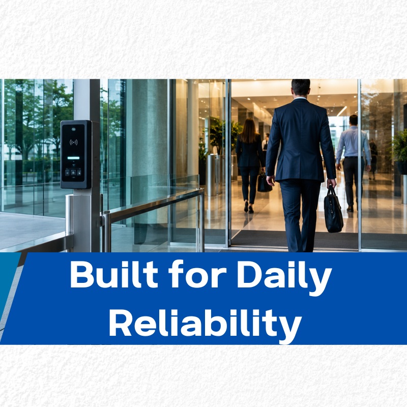 commercial access control system supporting uninterrupted business operations