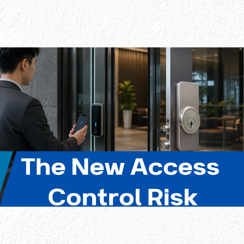 commercial electronic locks and mechanical lock cylinder hybrid access control system for business security