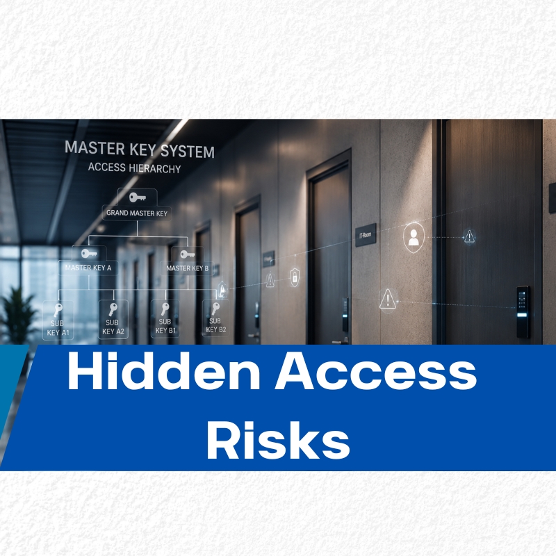 commercial master key system access governance risk in modern office building