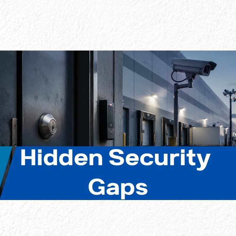 commercial lock security vulnerability assessment showing hidden operational security gaps in warehouse access infrastructure