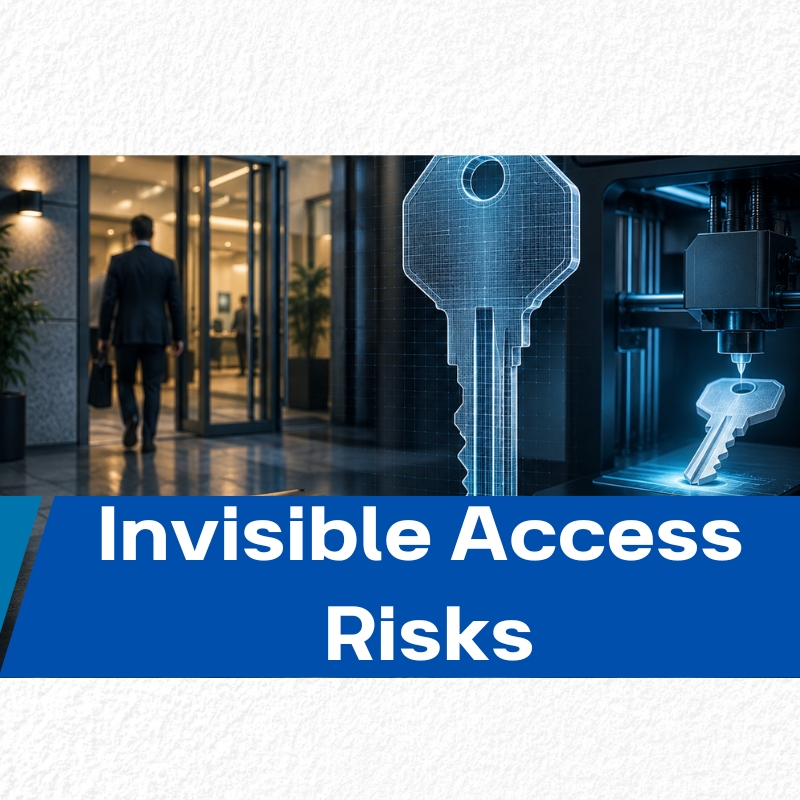 commercial lock security risks from 3D-printed keys and uncontrolled key duplication