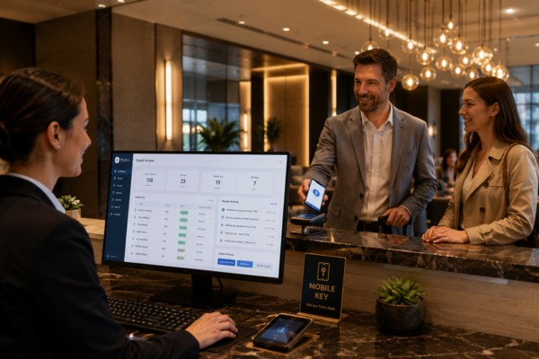 cloud-based hotel access management system for hospitality operations