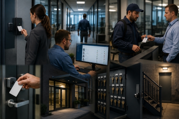 commercial access control workflow and key management risks in multi-user business environment