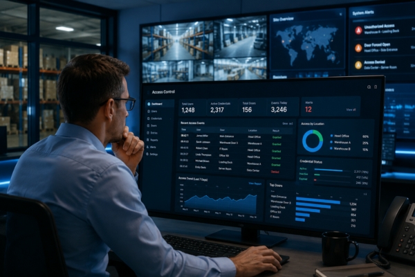 commercial access control credential management and audit visibility workflow for electronic locks